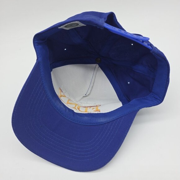 FDNY Firefighter NYC 100% Cotton Baseball Cap Hat One Size Blue Strapback 9/11 - Picture 5 of 7